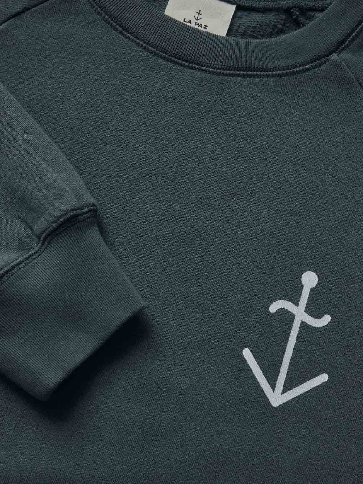 La Paz Cunha Sweatshirt Black Sand Logo