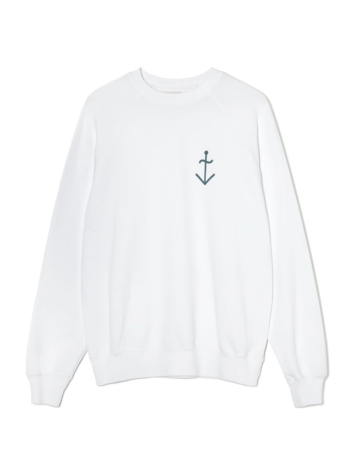 La Paz Cunha Sweatshirt Off White Green Bay Logo