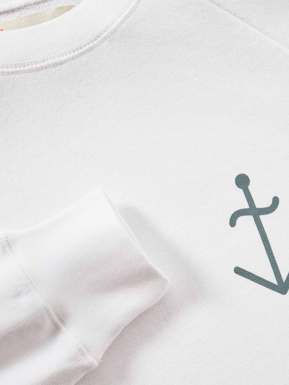 La Paz Cunha Sweatshirt Off White Green Bay Logo