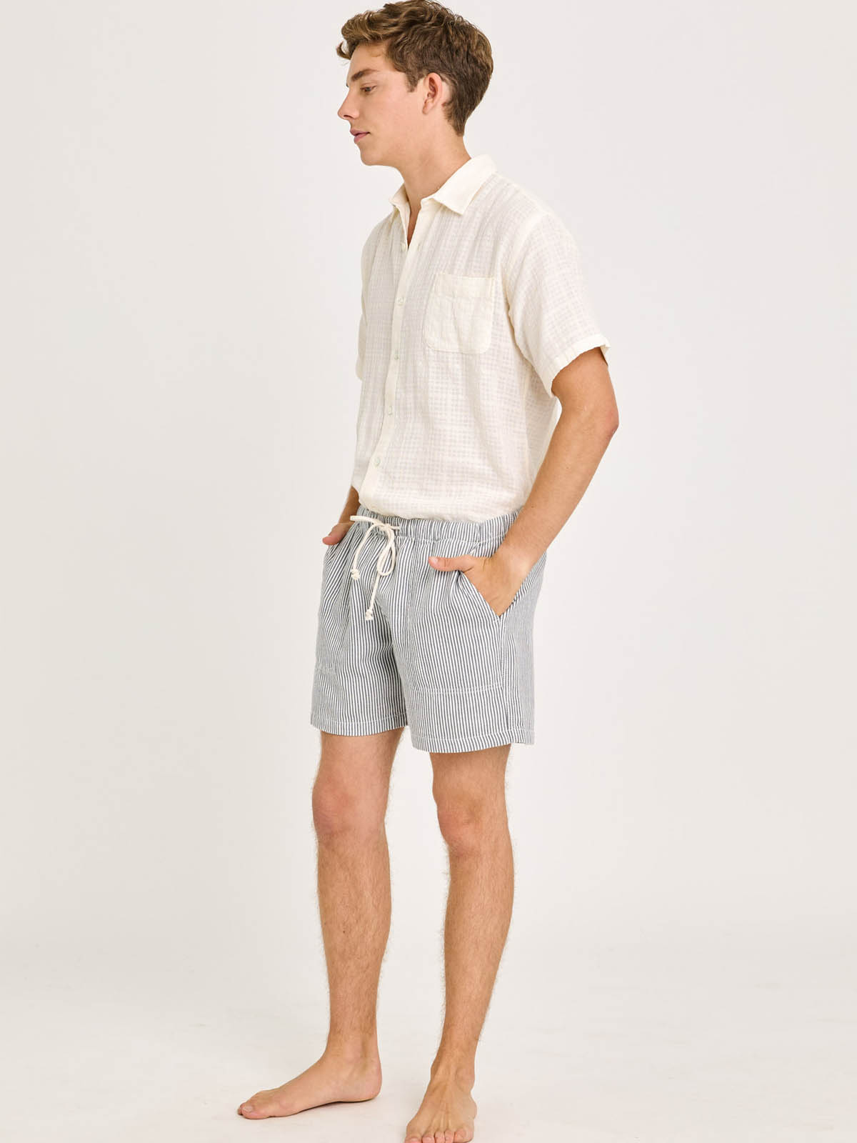 La Paz Formigal Shorts Smoked Pearl Stripes