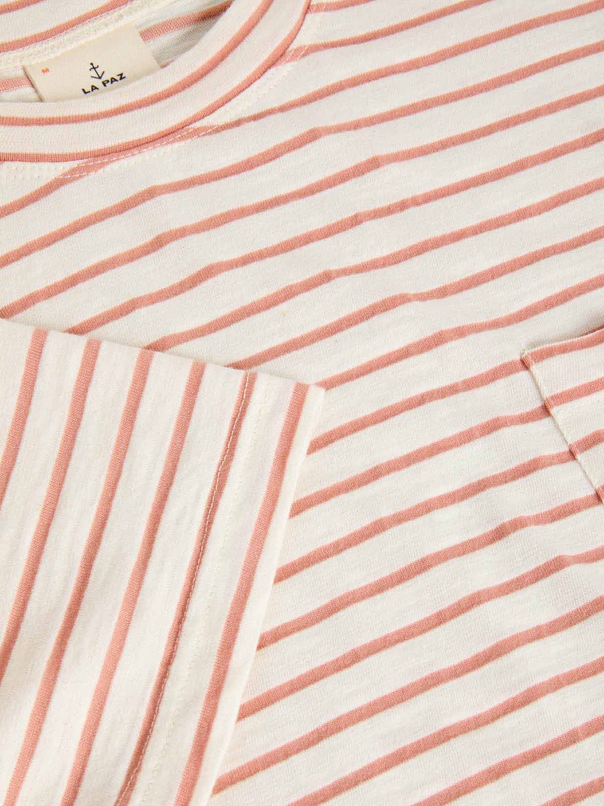 La Paz Guerreiro Pocket T-Shirt Clay Stripes
