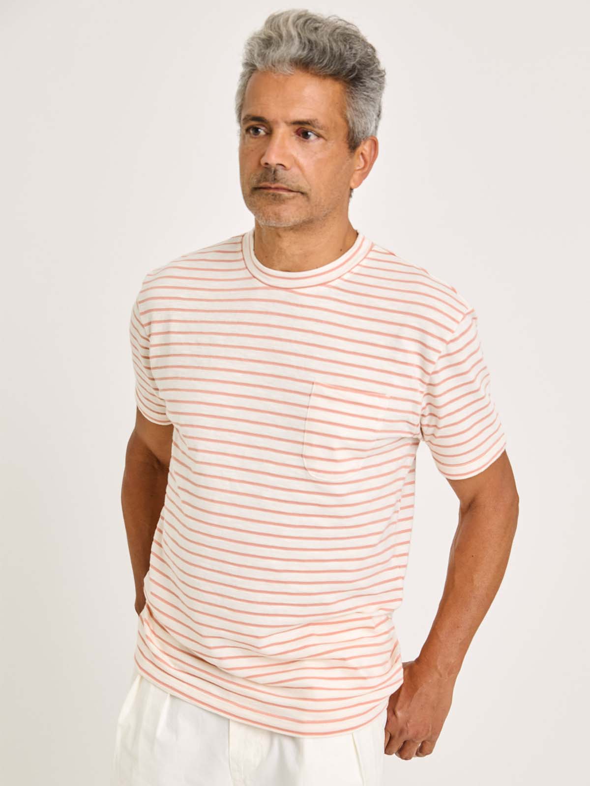 La Paz Guerreiro Pocket T-Shirt Clay Stripes