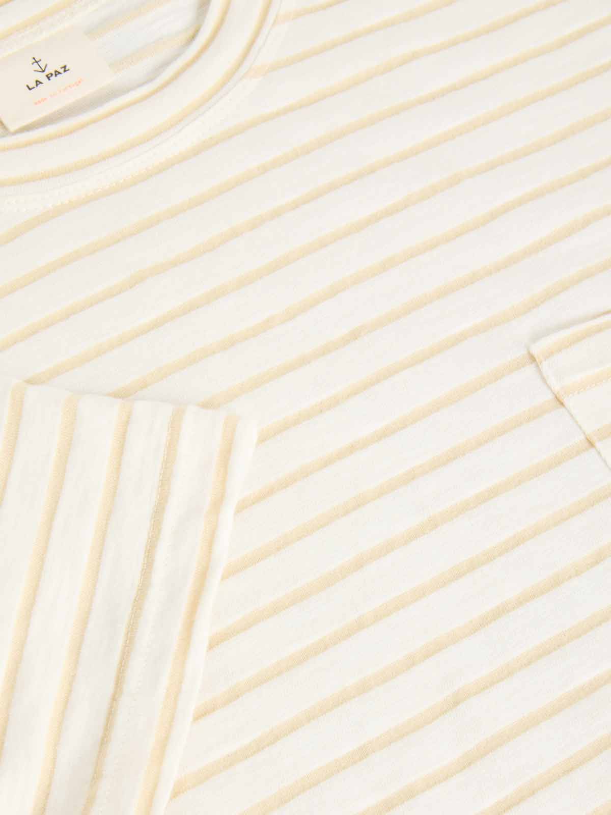 La Paz Guerreiro Pocket T-Shirt Safari Stripes