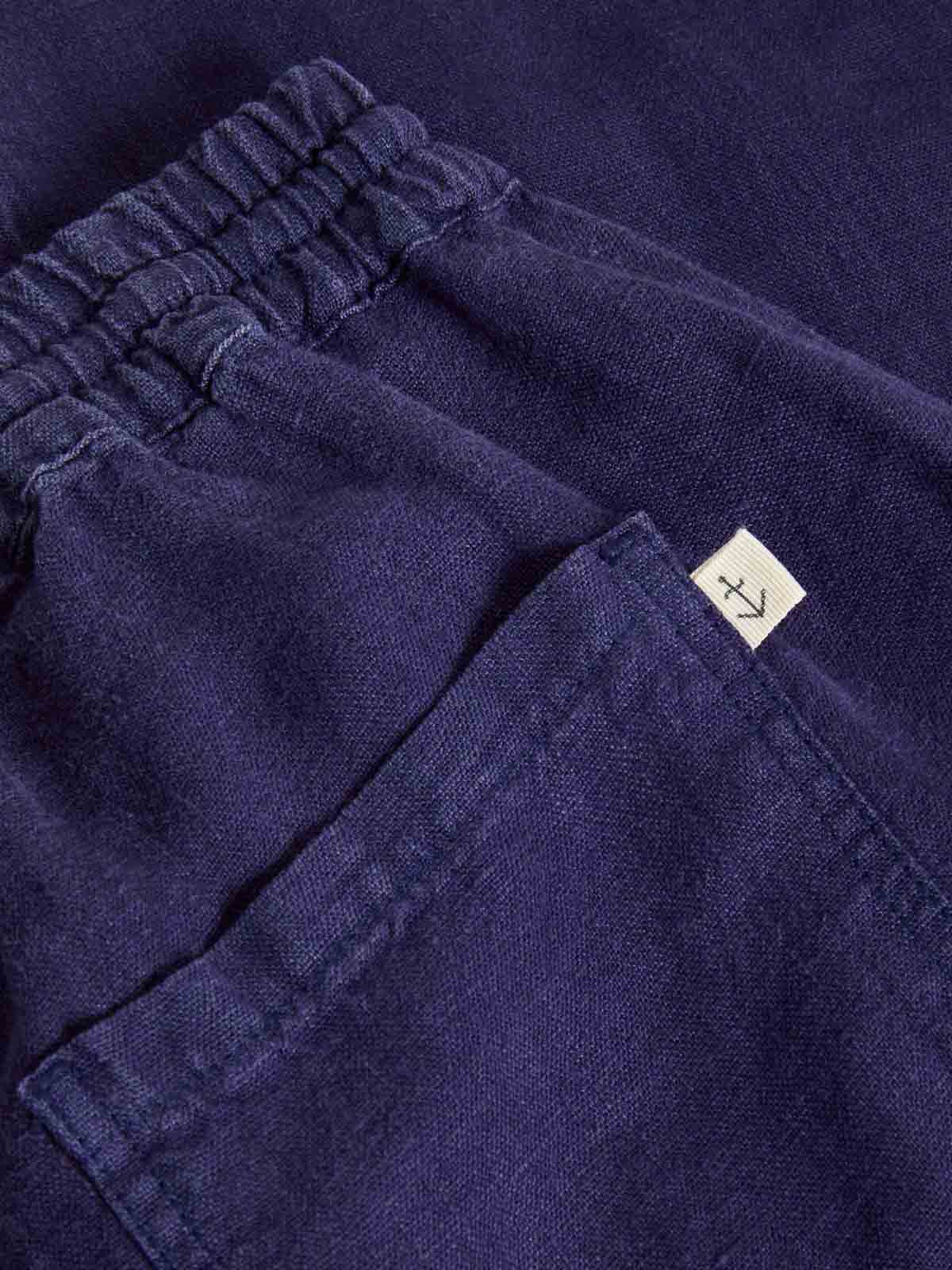 La Paz Lemos Beach Trousers Navy Linen