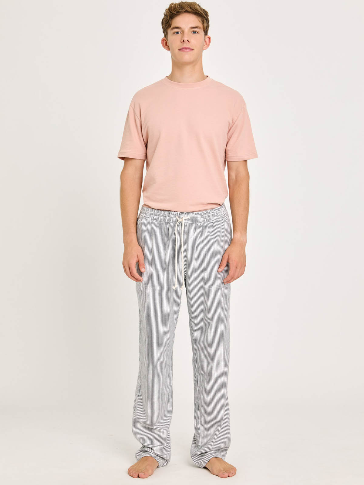 La Paz Lemos Beach Trousers Smoked Pearl Stripes
