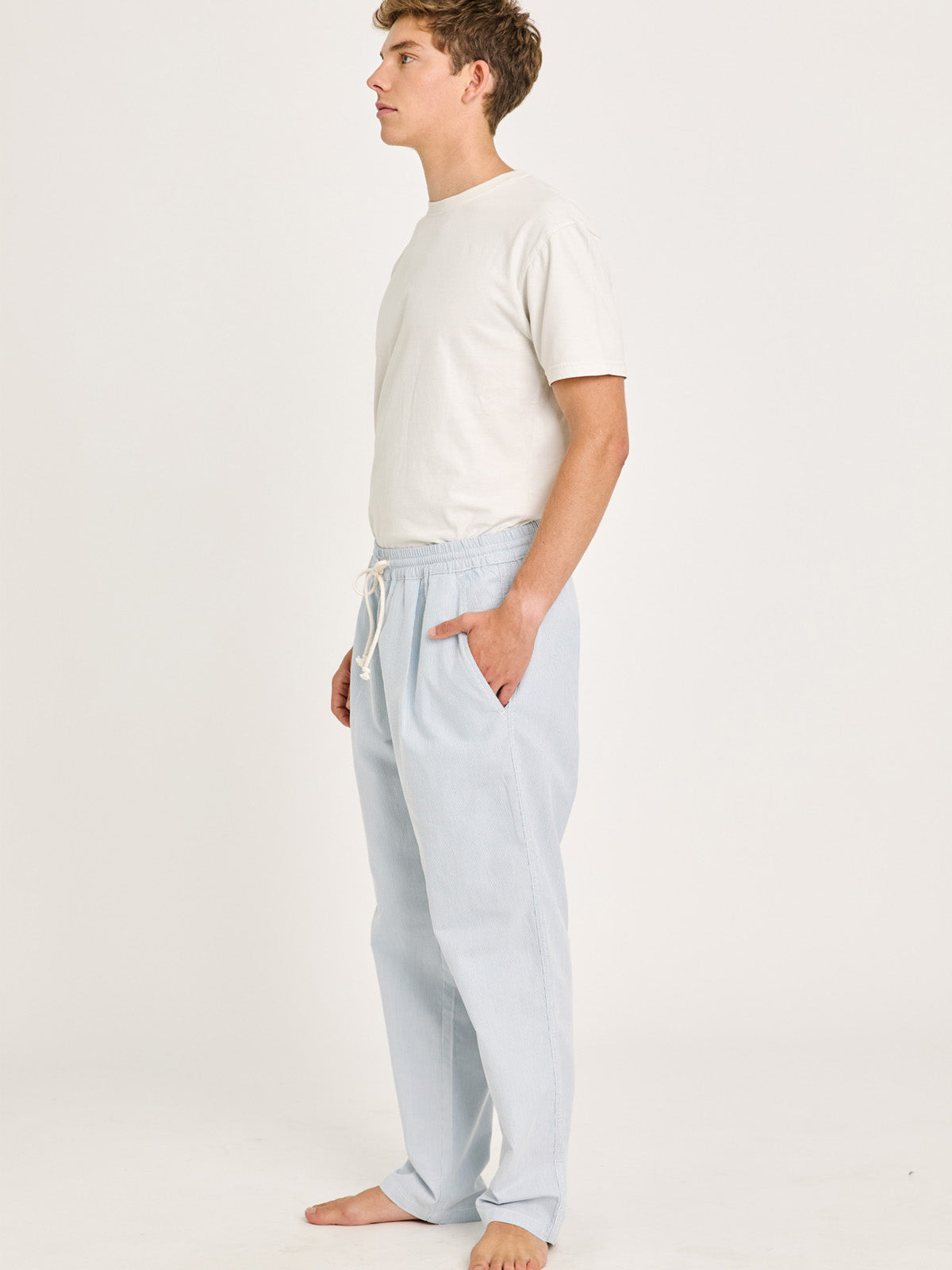 La Paz Ponte Trousers Blue Stripes