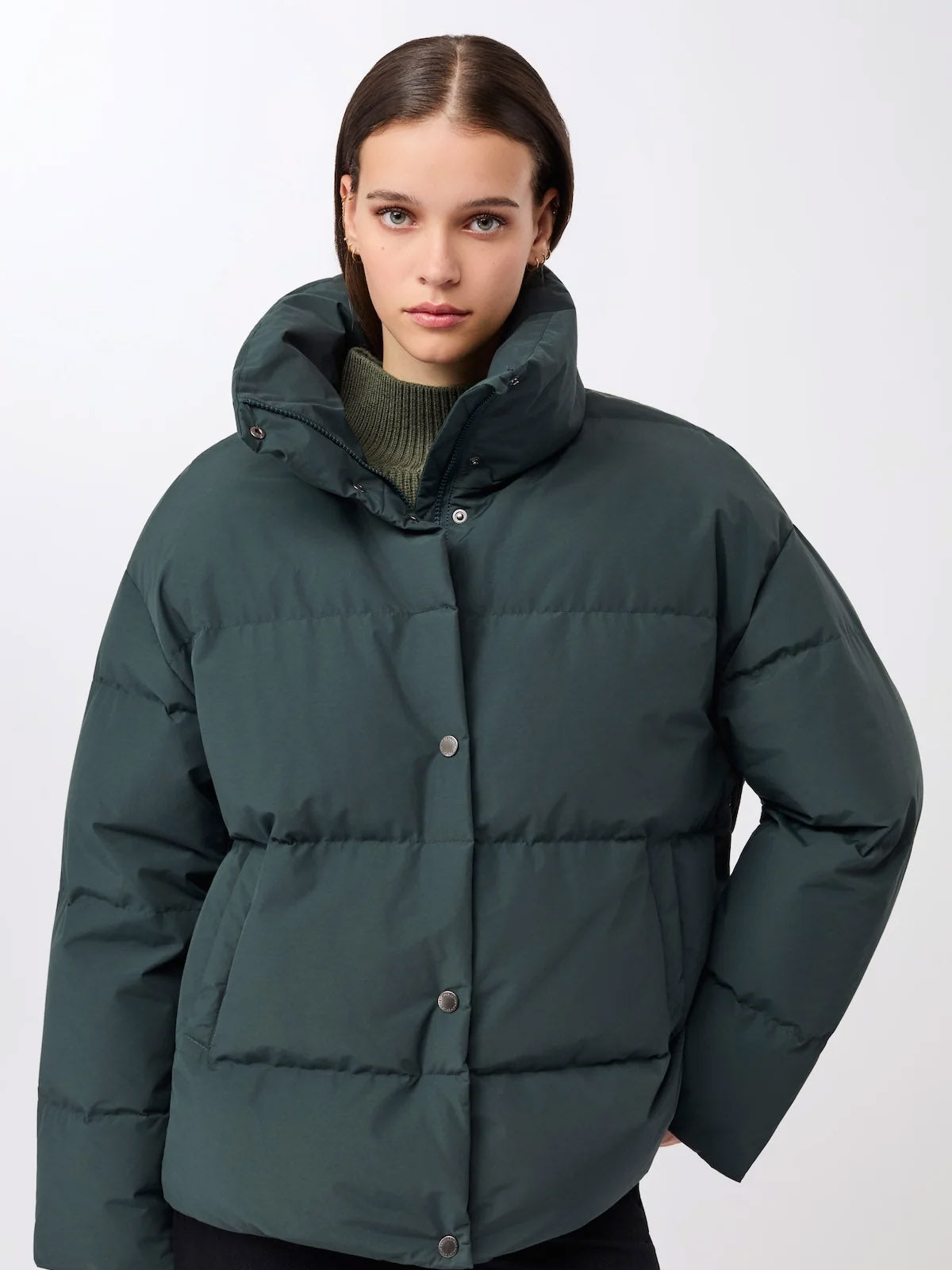 LangerChen Jacke Stehkragen Fir