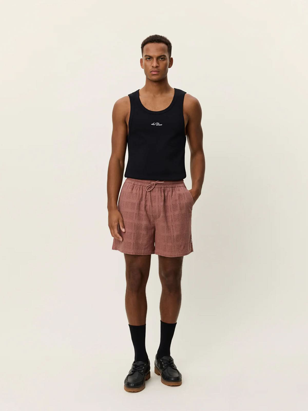 Les Deux Charlie Shorts Cognac Red