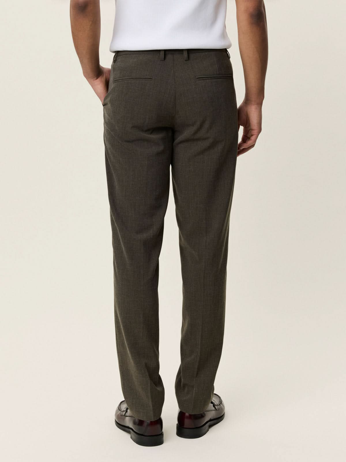 Les Deux Como Reg Suit Pants Seasonal Olive Night L32