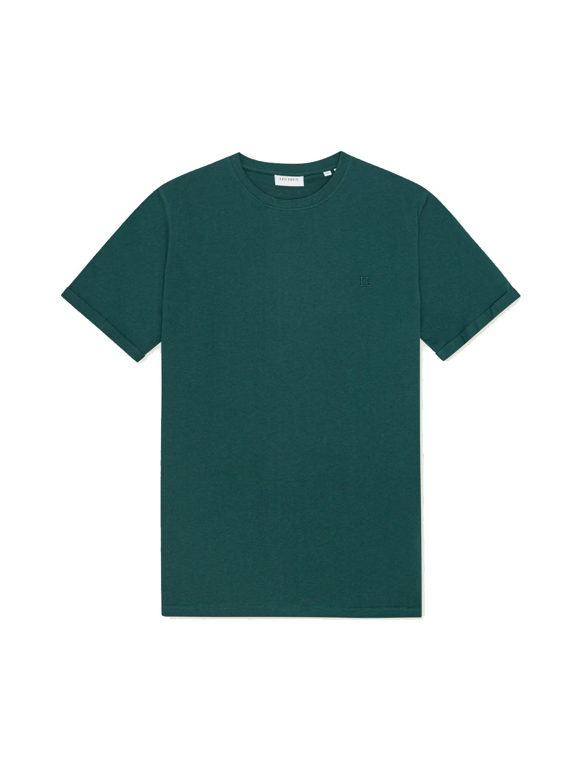 Les Deux Norregaard Contrast T-Shirt Sea Moss Green