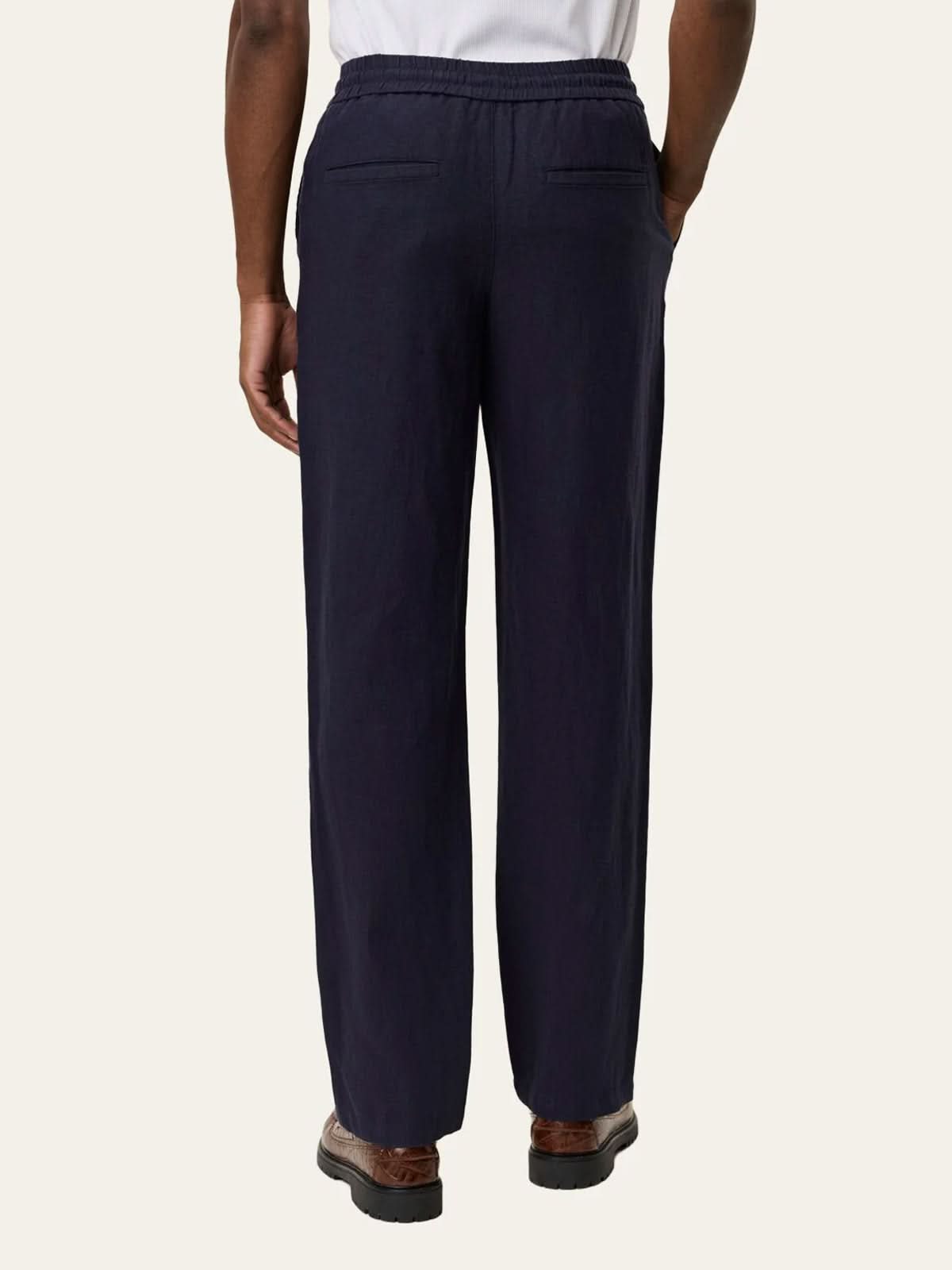 Les Deux Patrick Linen Pants Navy