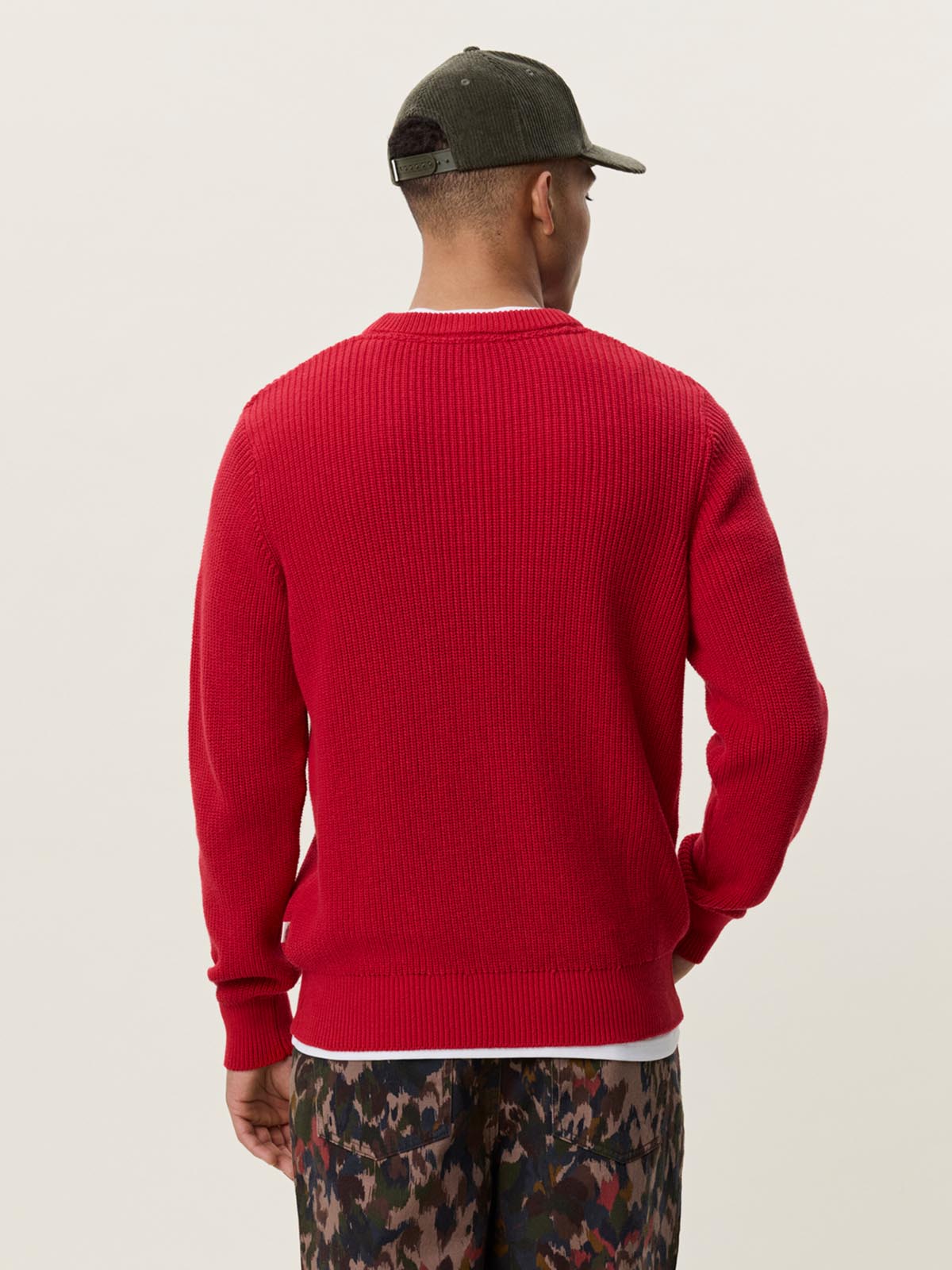 Les Deux Rib Crewneck Knit Samba