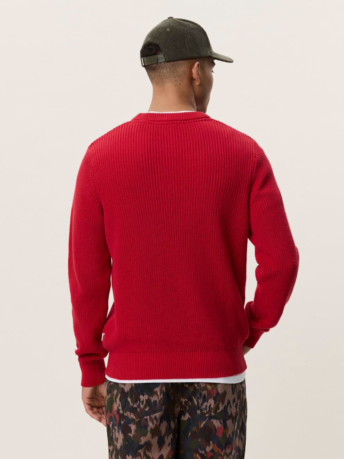 Les Deux Rib Crewneck Knit Samba