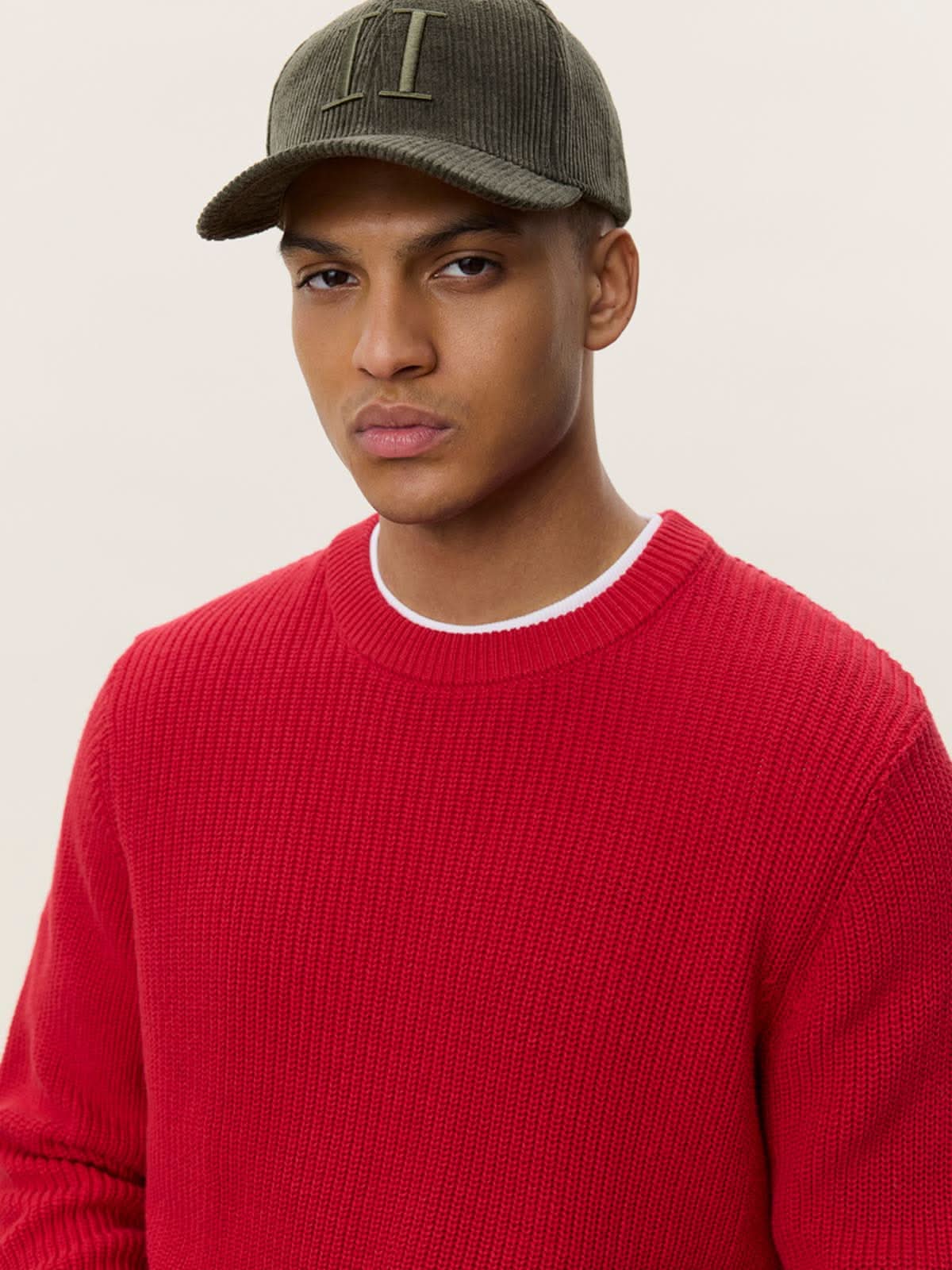 Les Deux Rib Crewneck Knit Samba