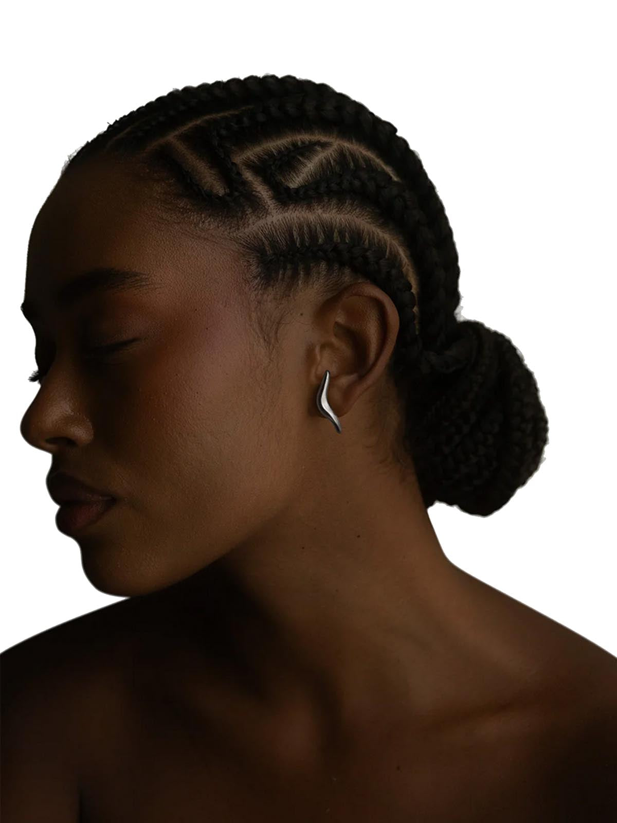 Les Solides Flow Earrings Silver