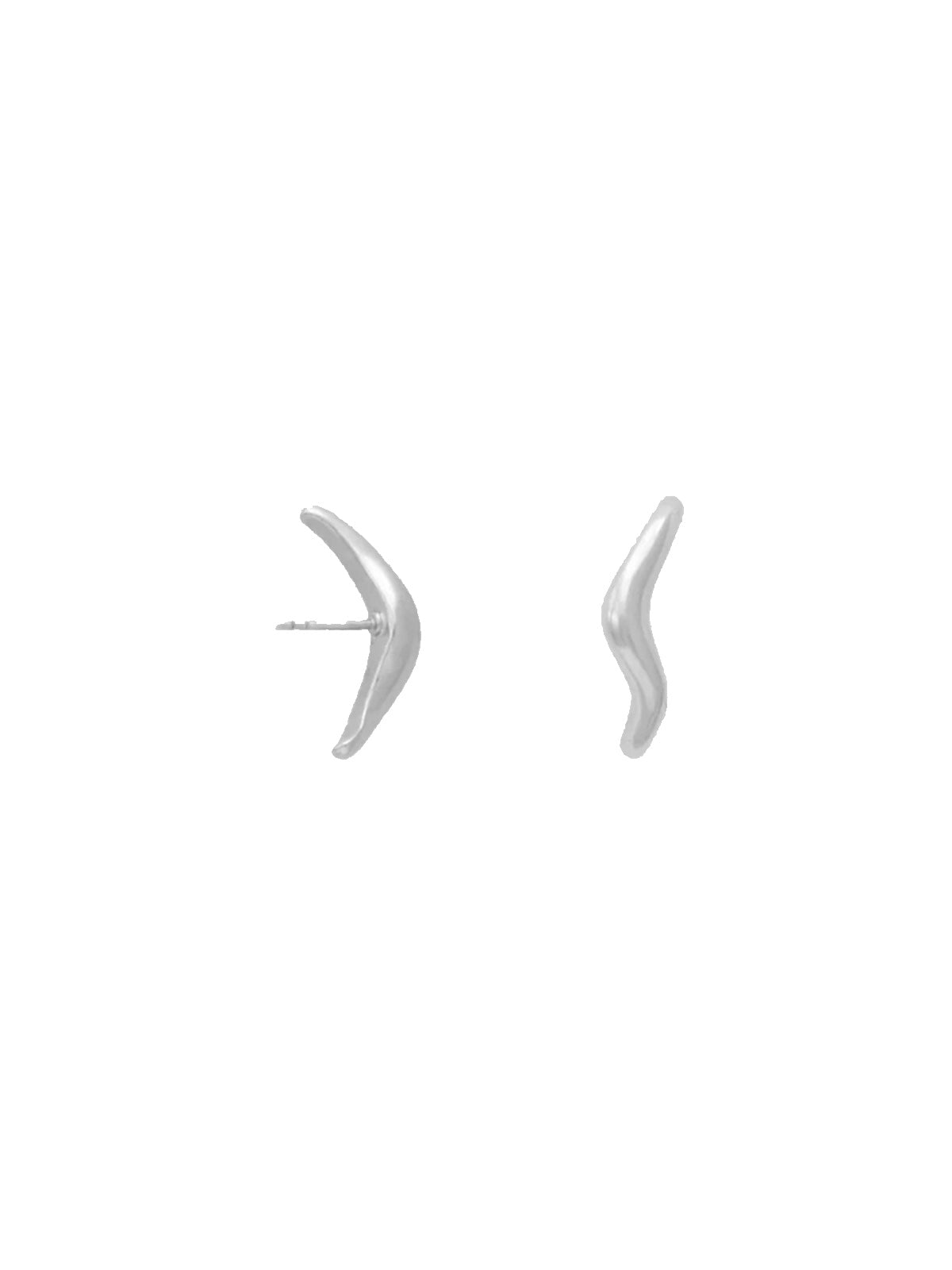 Les Solides Flow Earrings Silver