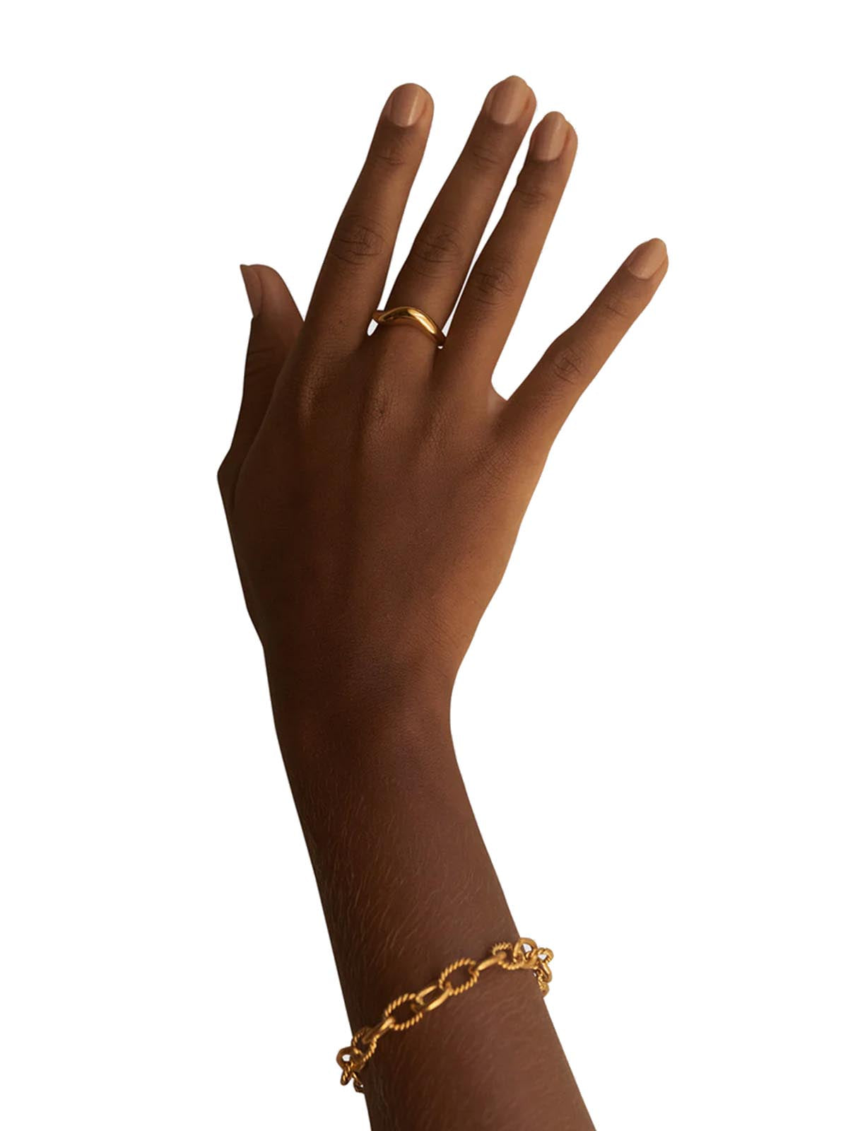 Les Solides Flow Ring Gold