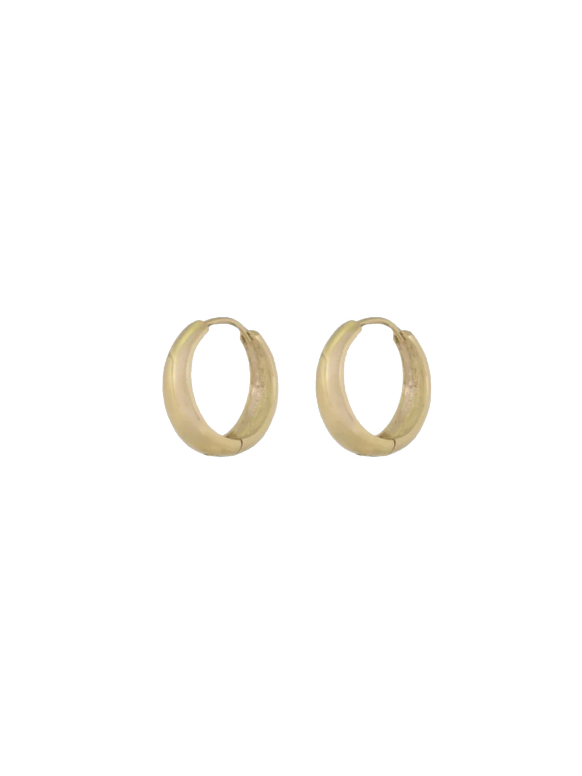 Les Solides Mini Circa Hoops Gold