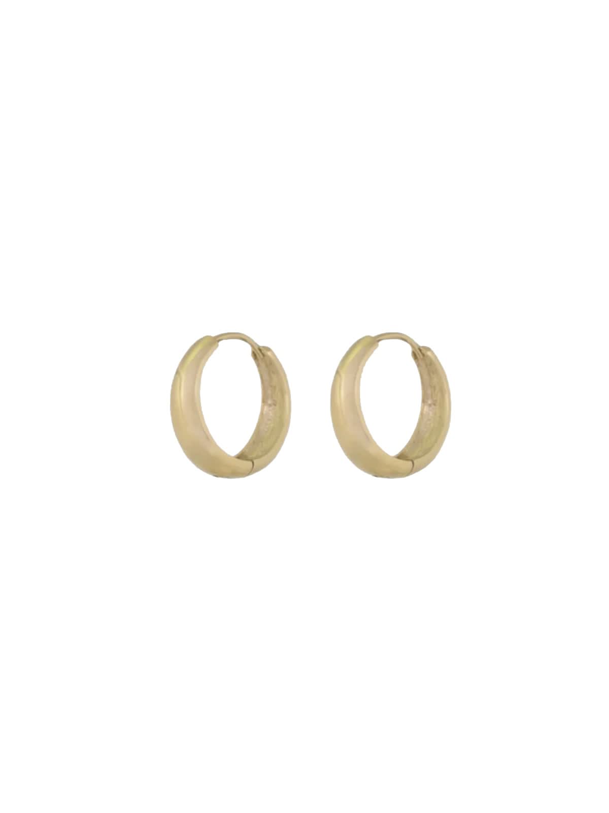 Les Solides Mini Circa Hoops Gold