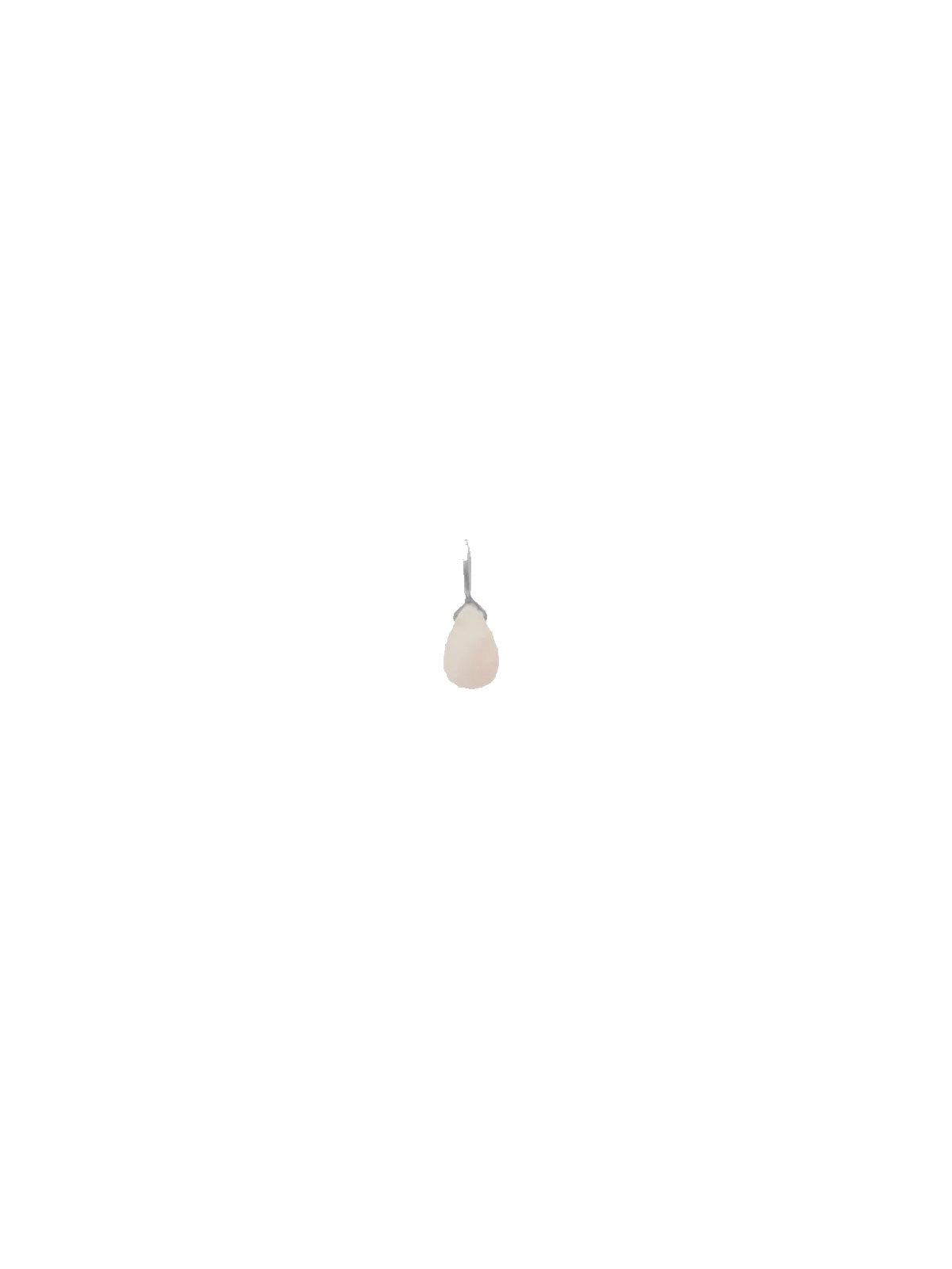 Les Solides Rose Quartz Add On Silver Single