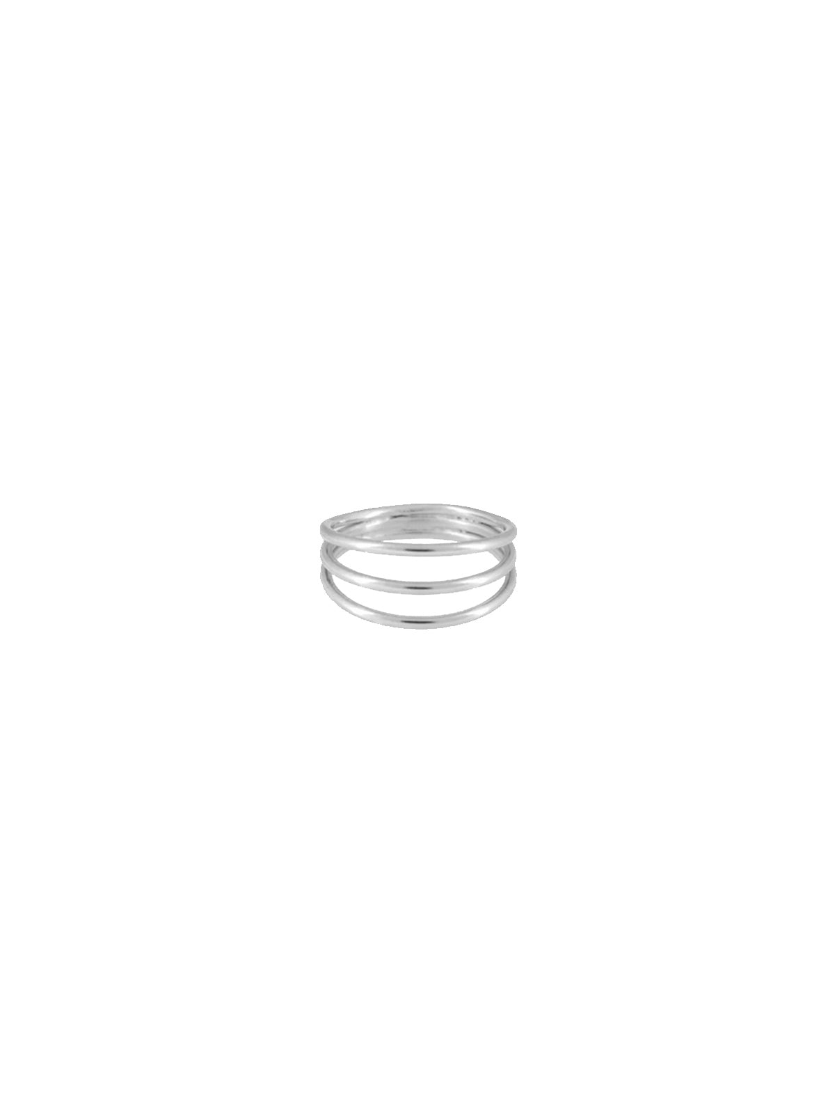 Les Solides Simple Ring Triple Silver