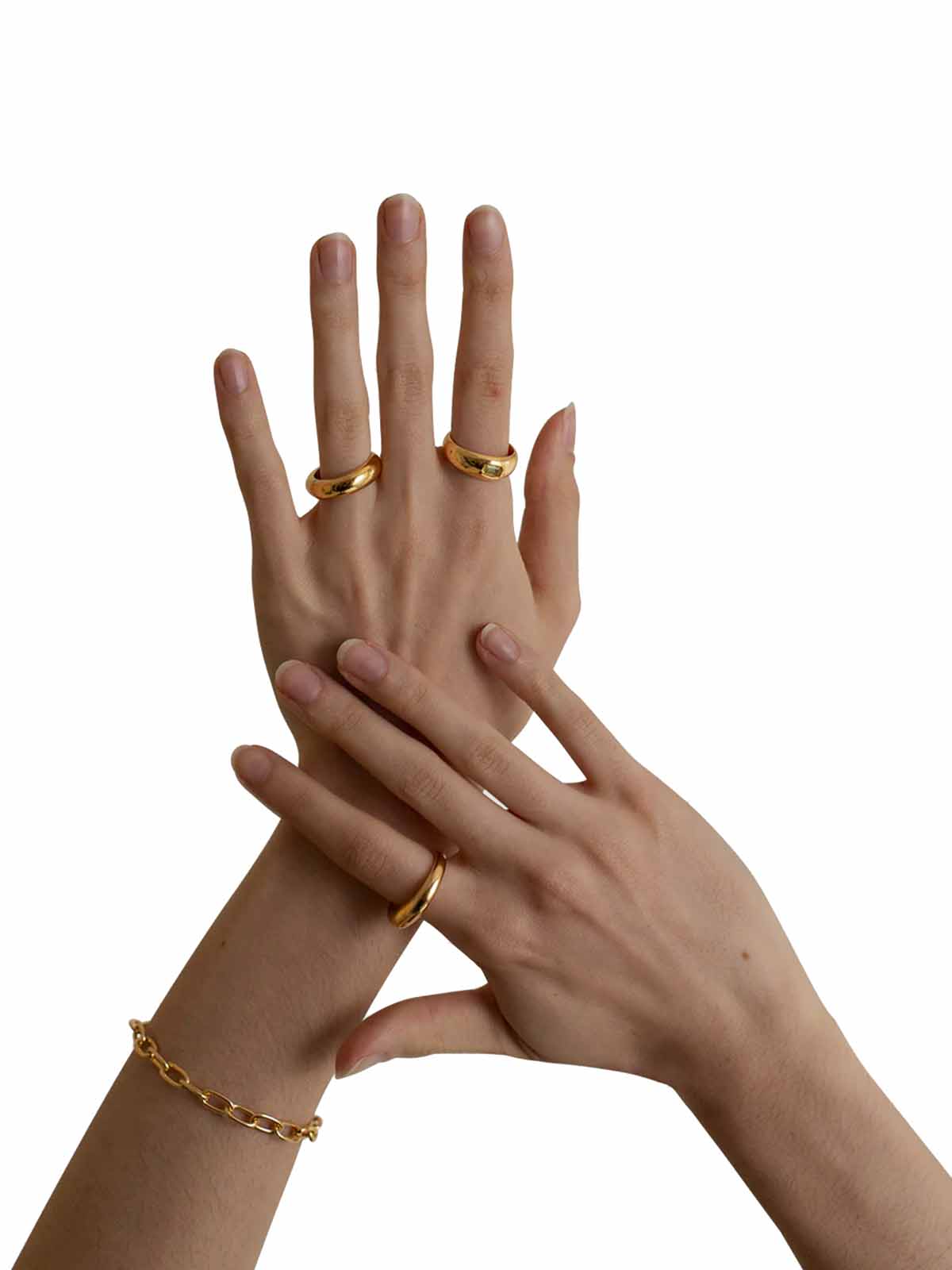 Les Solides Moon Ring Gold