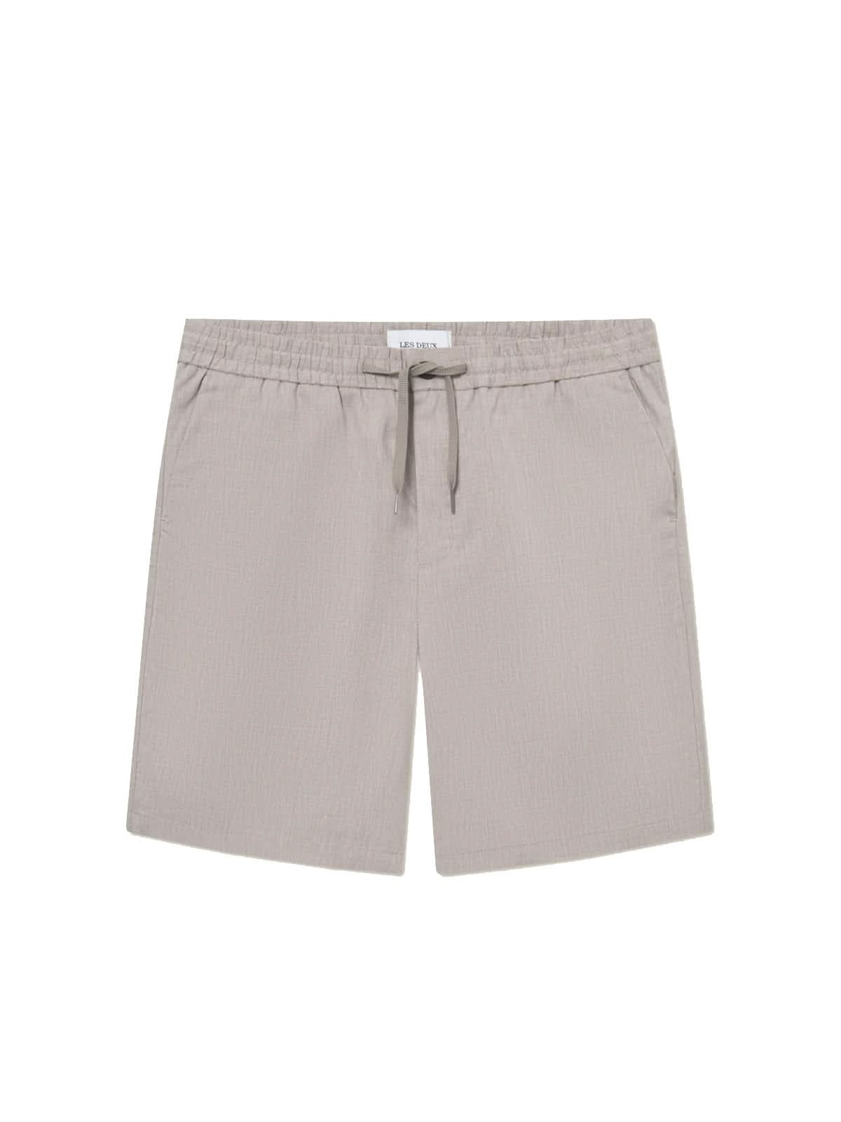 Les Deux Como Slub Drawsting Shorts Light Sand