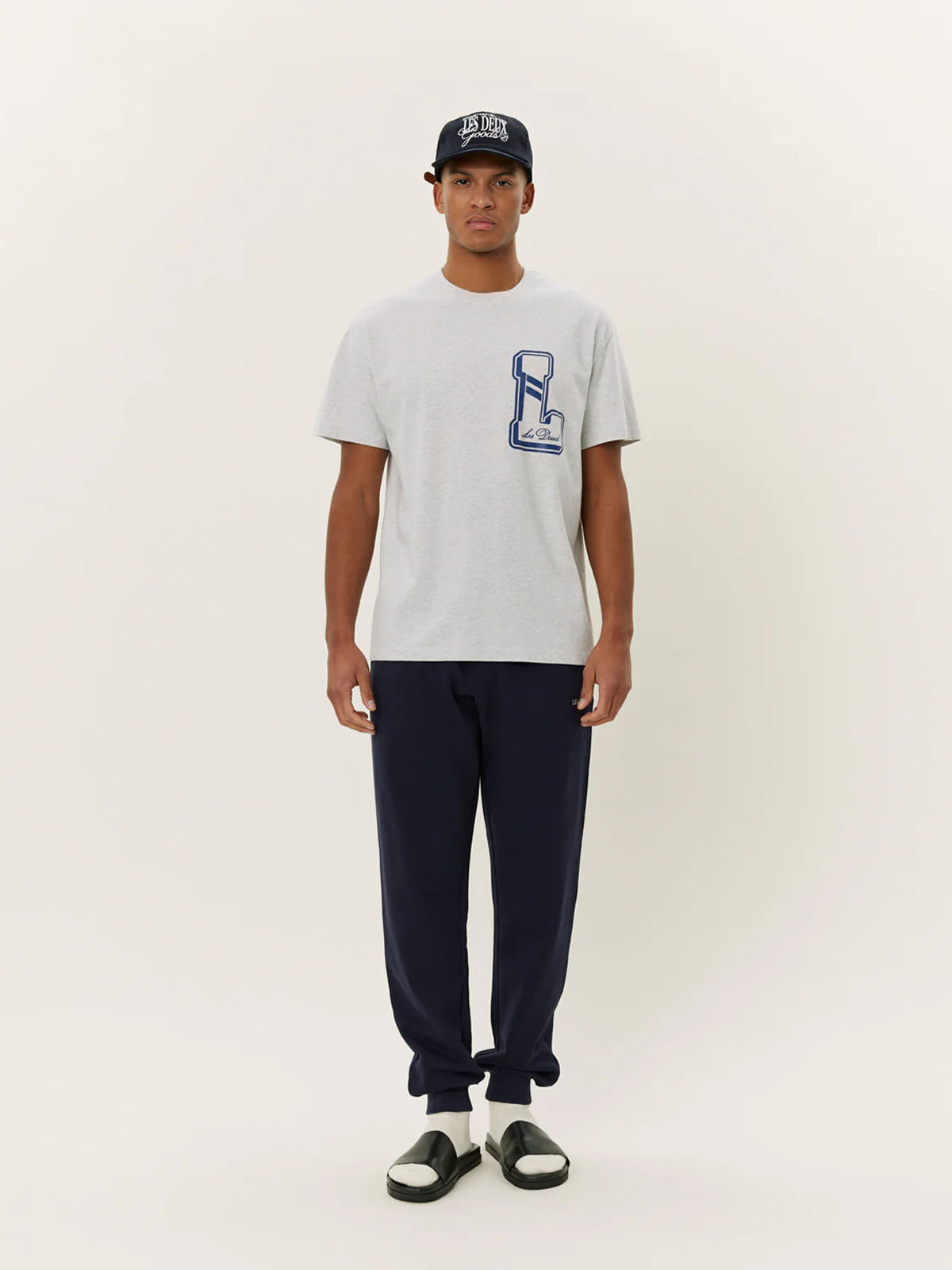 Les Deux Liberté T-Shirt Snow Melange