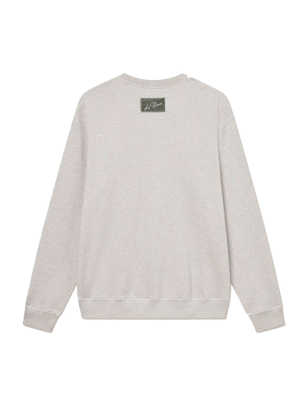 Les Deux Sully Patch Sweatshirt Grey Melange