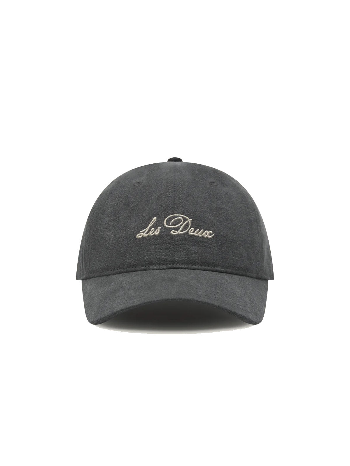 Les Deux Washed Dad Cap Black