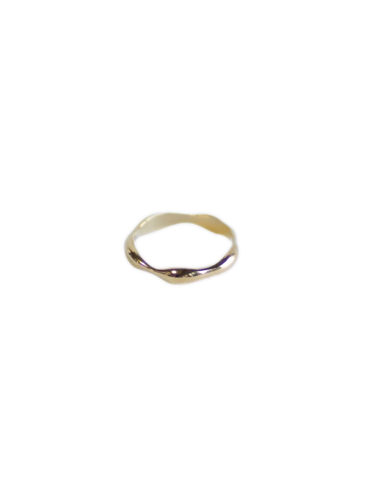 Les Solides Big Wavy Ring Gold