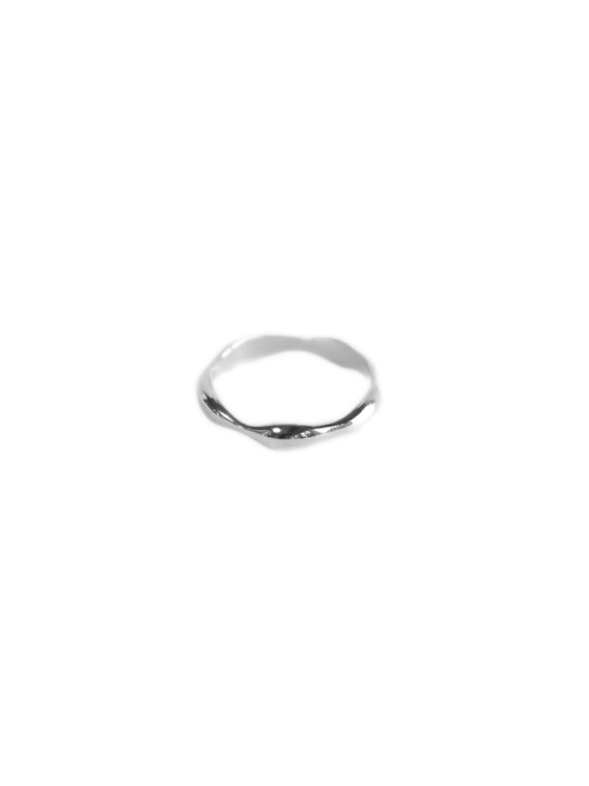 Les Solides Big Wavy Ring Silver