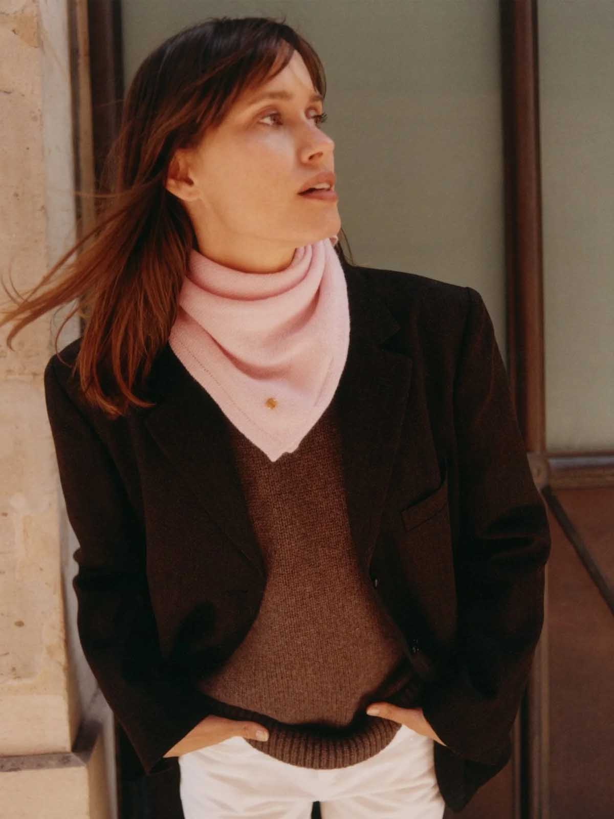 Lovem Mini Scarf Pink