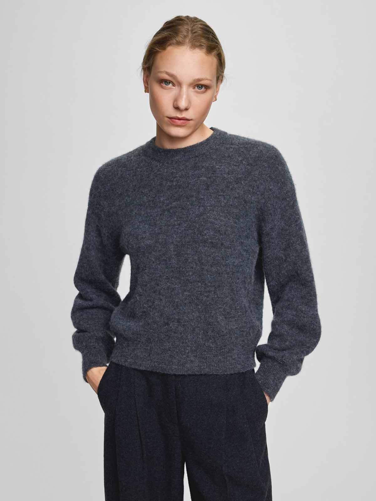 MSCH Annamaja Alegria Pullover Dark Grey Melange