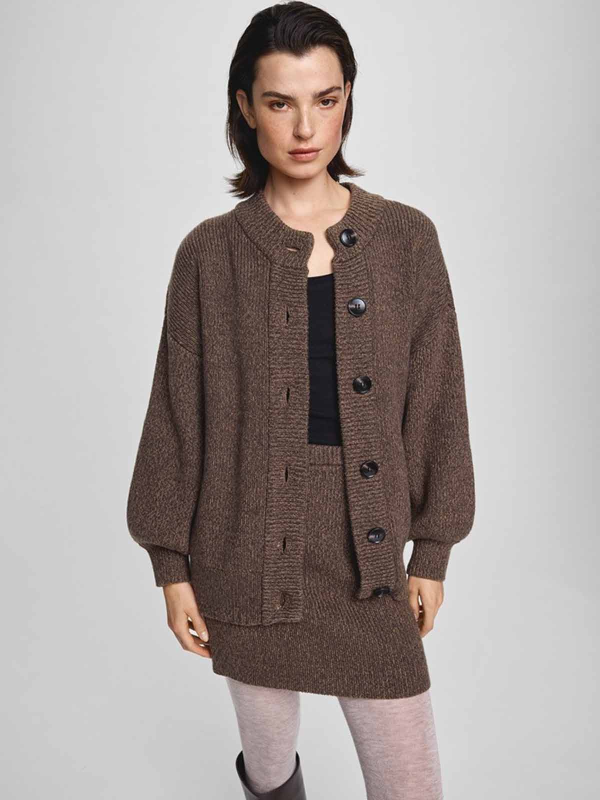 MSCH Lissi Skirt Slate Black Melange