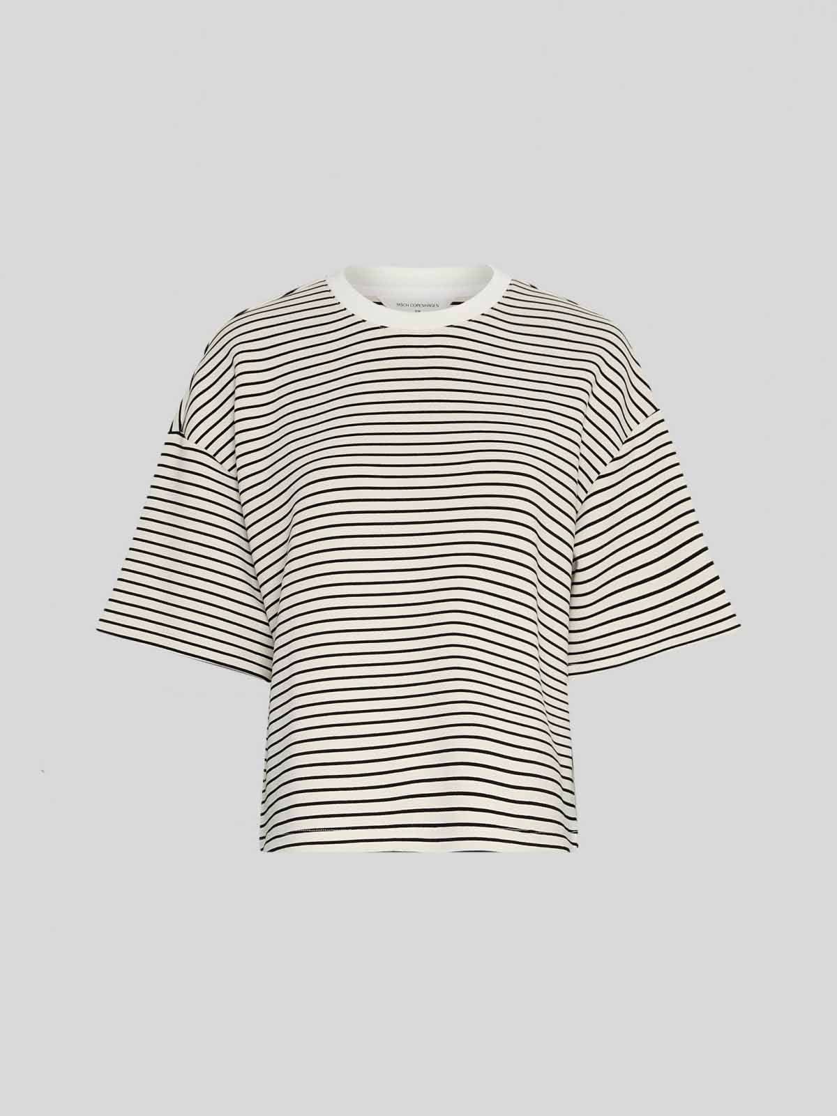 MSCH Nilda Ima Q SS Sweatshirt Oatmeal Black