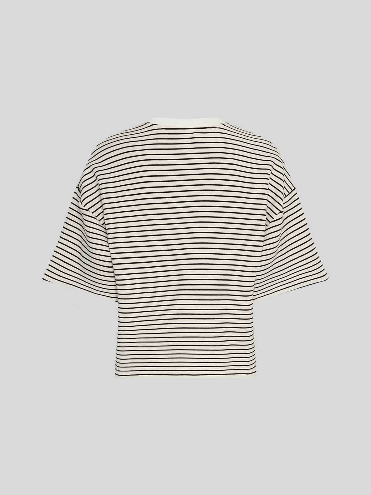 MSCH Nilda Ima Q SS Sweatshirt Oatmeal Black