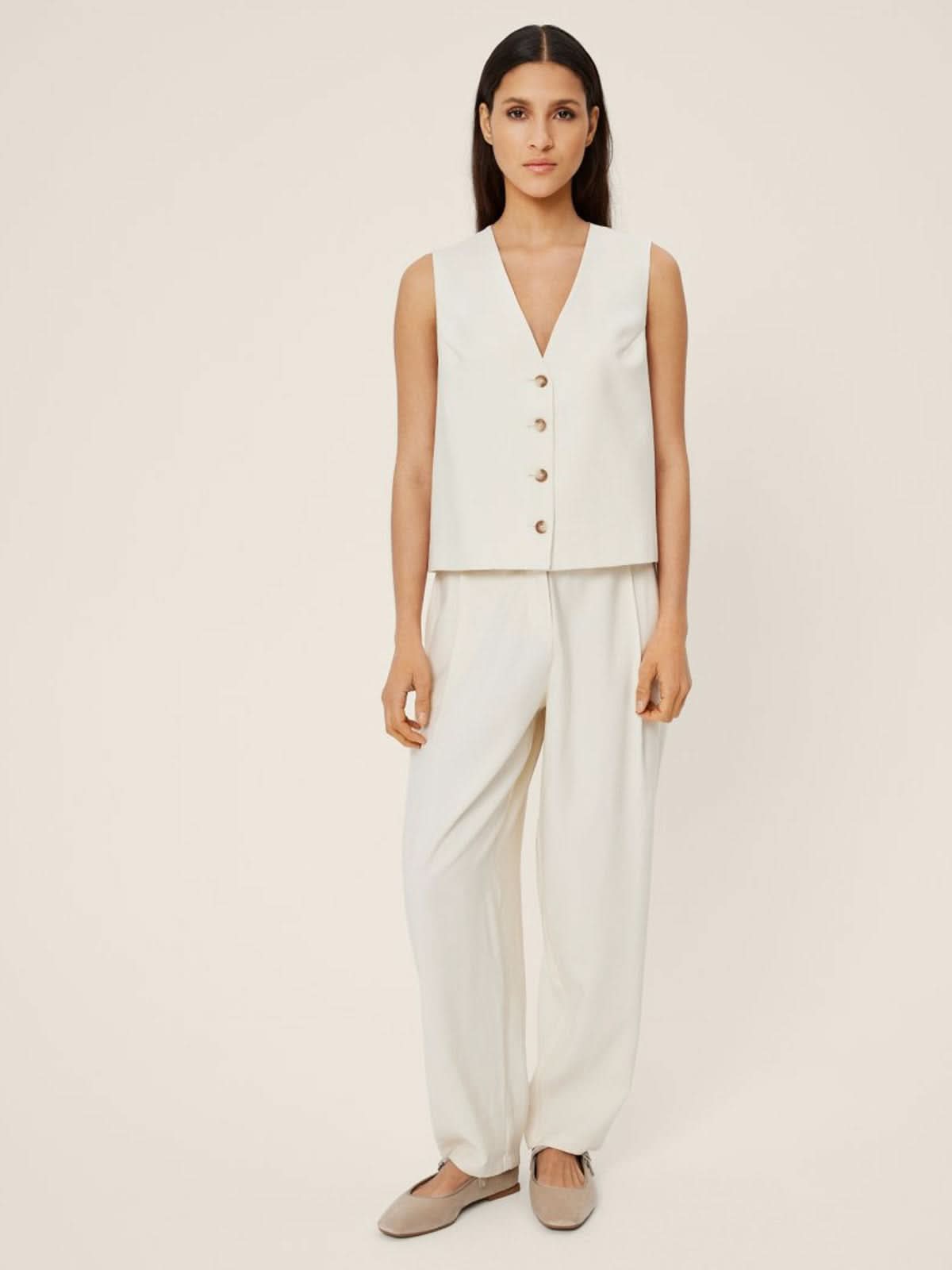 MSCH Katara Selia Pants Turtledove White