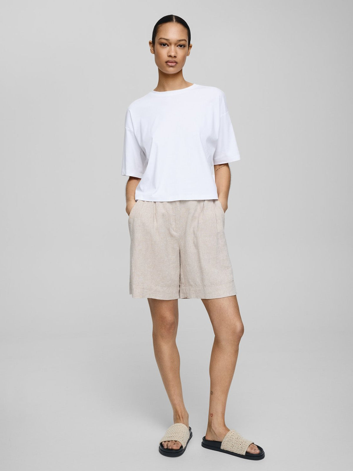 MSCH Pennie Ginia HW Shorts Sand