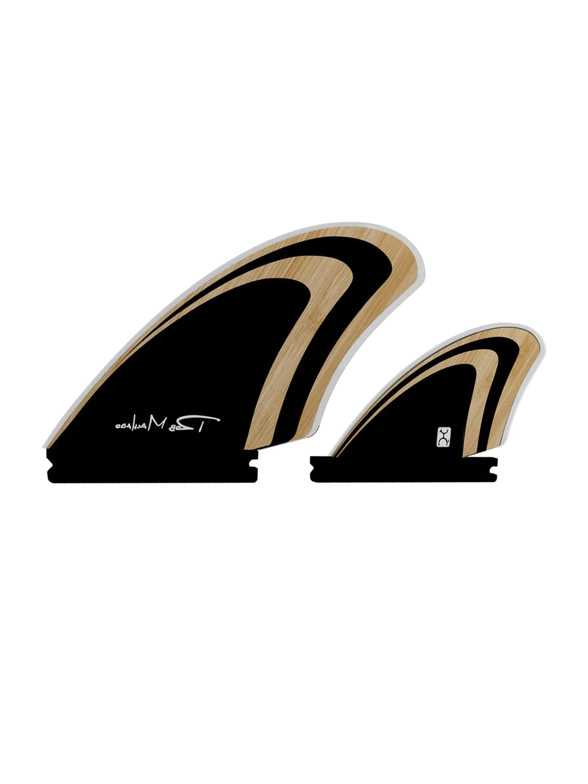 Machado Futures Fins Seaside Quad Fin Bamboo Black