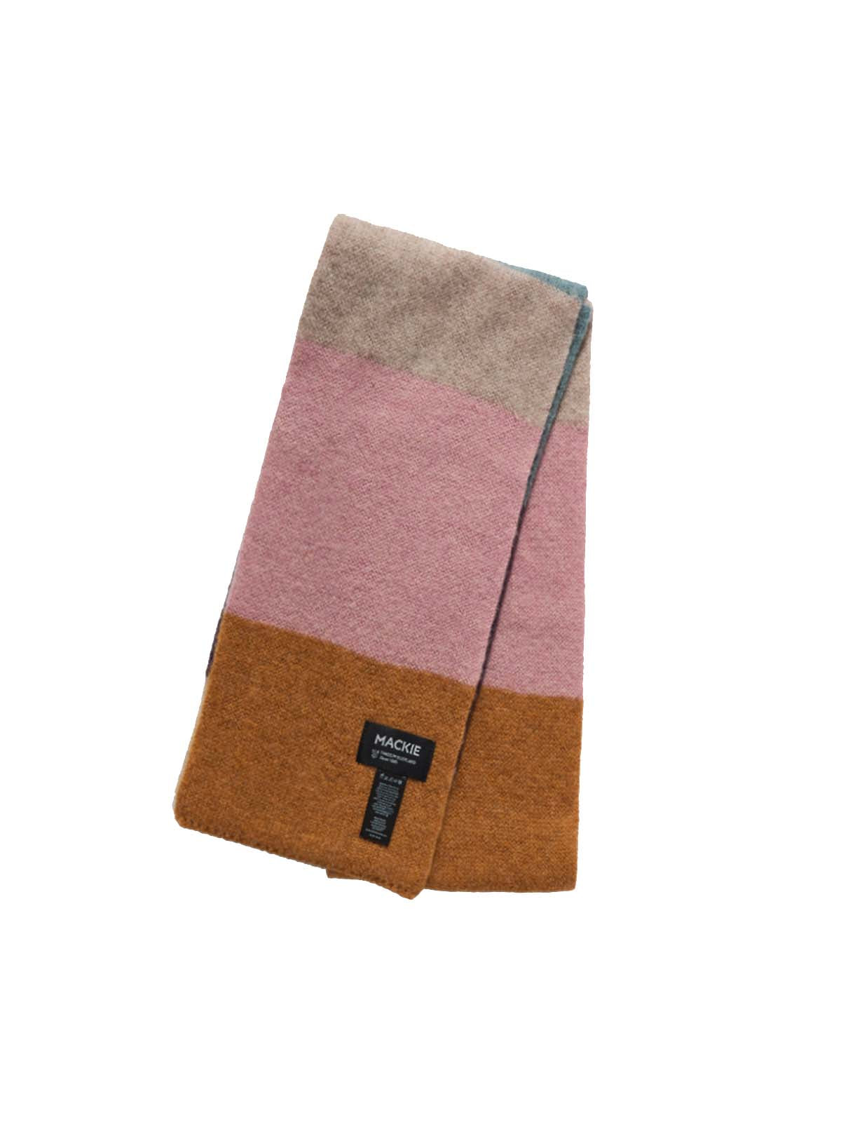 Mackie Rona Brushed Scarf Multi Colour Block