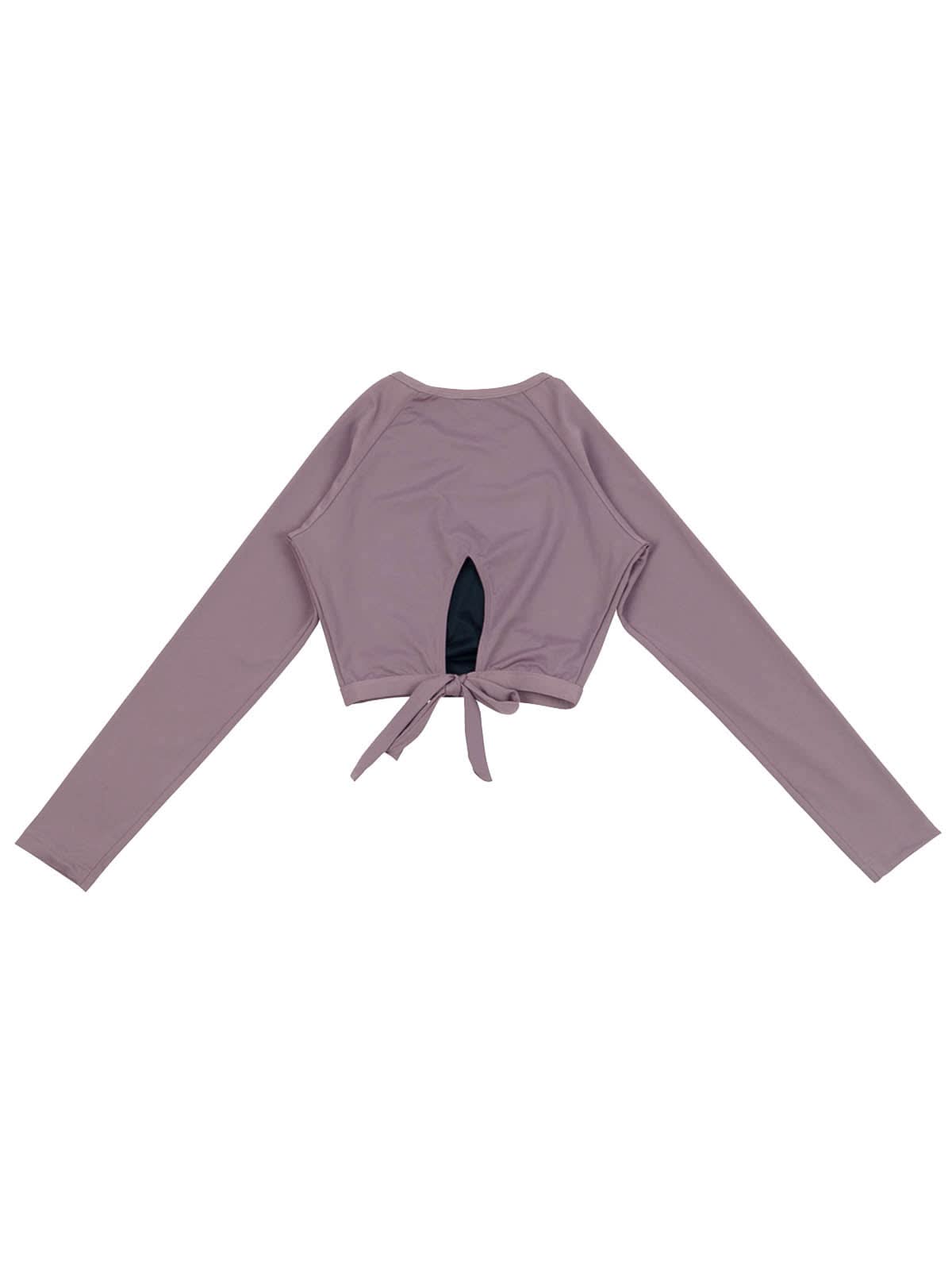 Main Design Rashguard Crop Top Maria Elderberry
