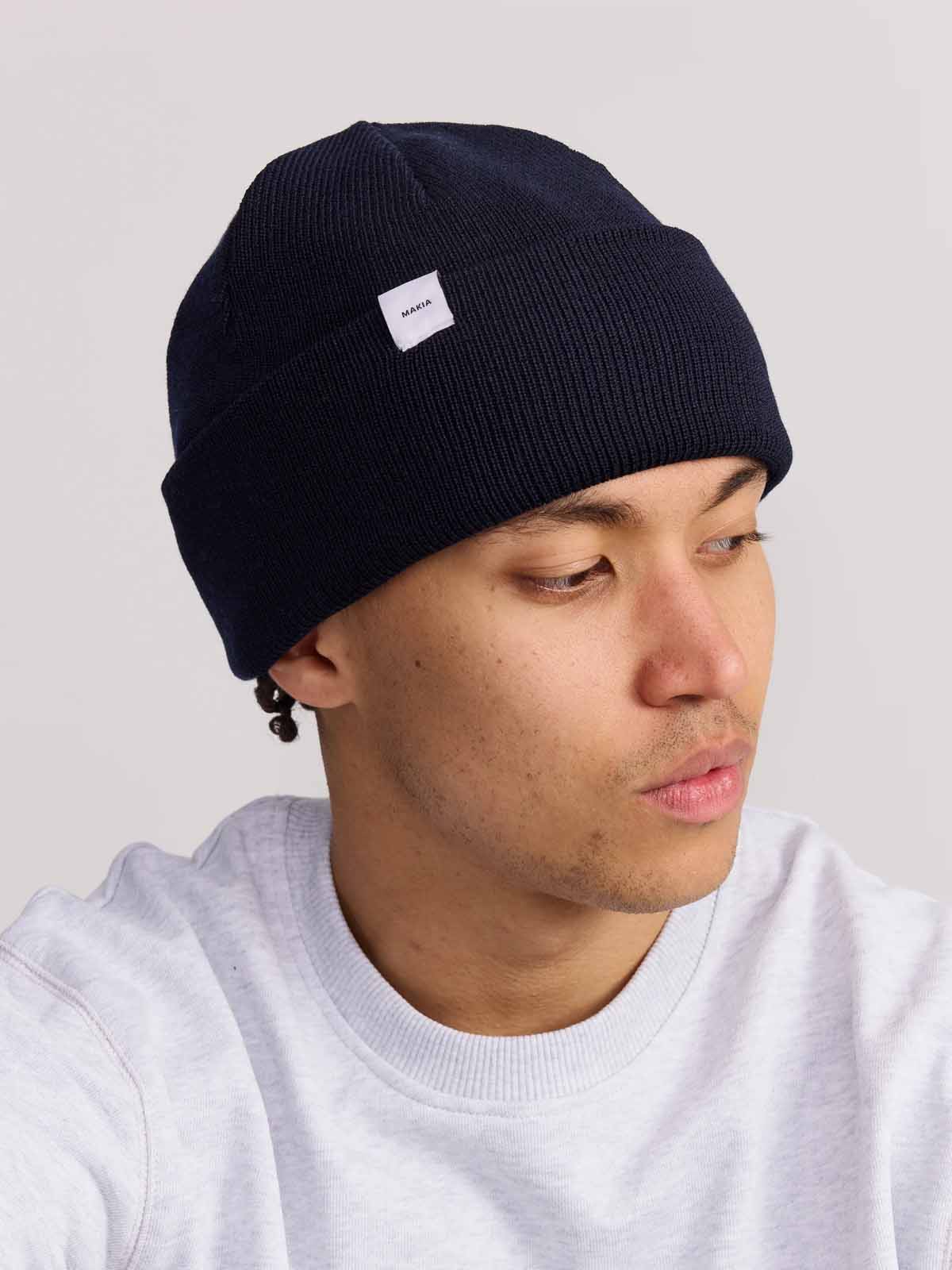 Makia Aria Beanie Dark Navy OS