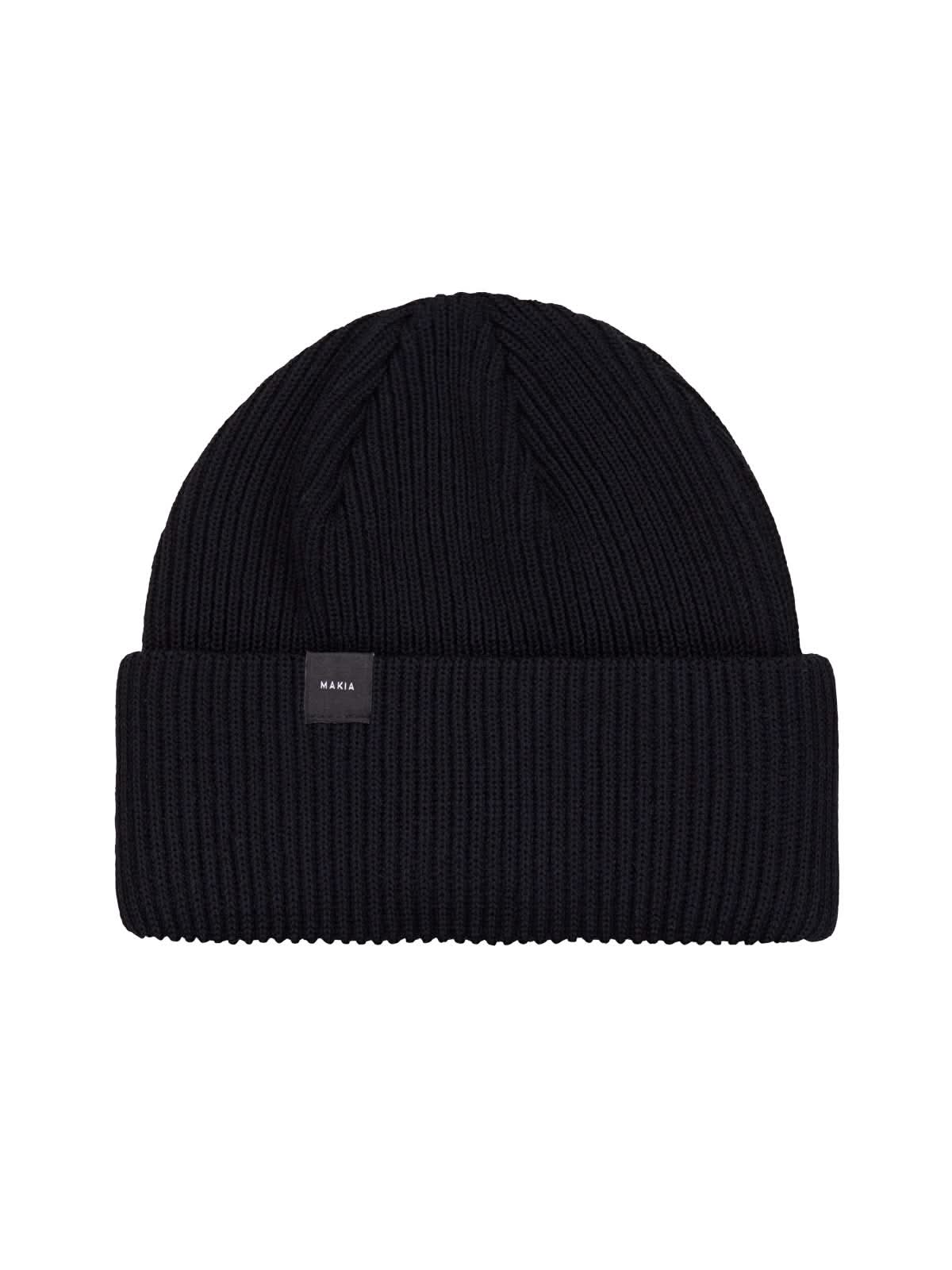 Makia Merino Beanie Black OS