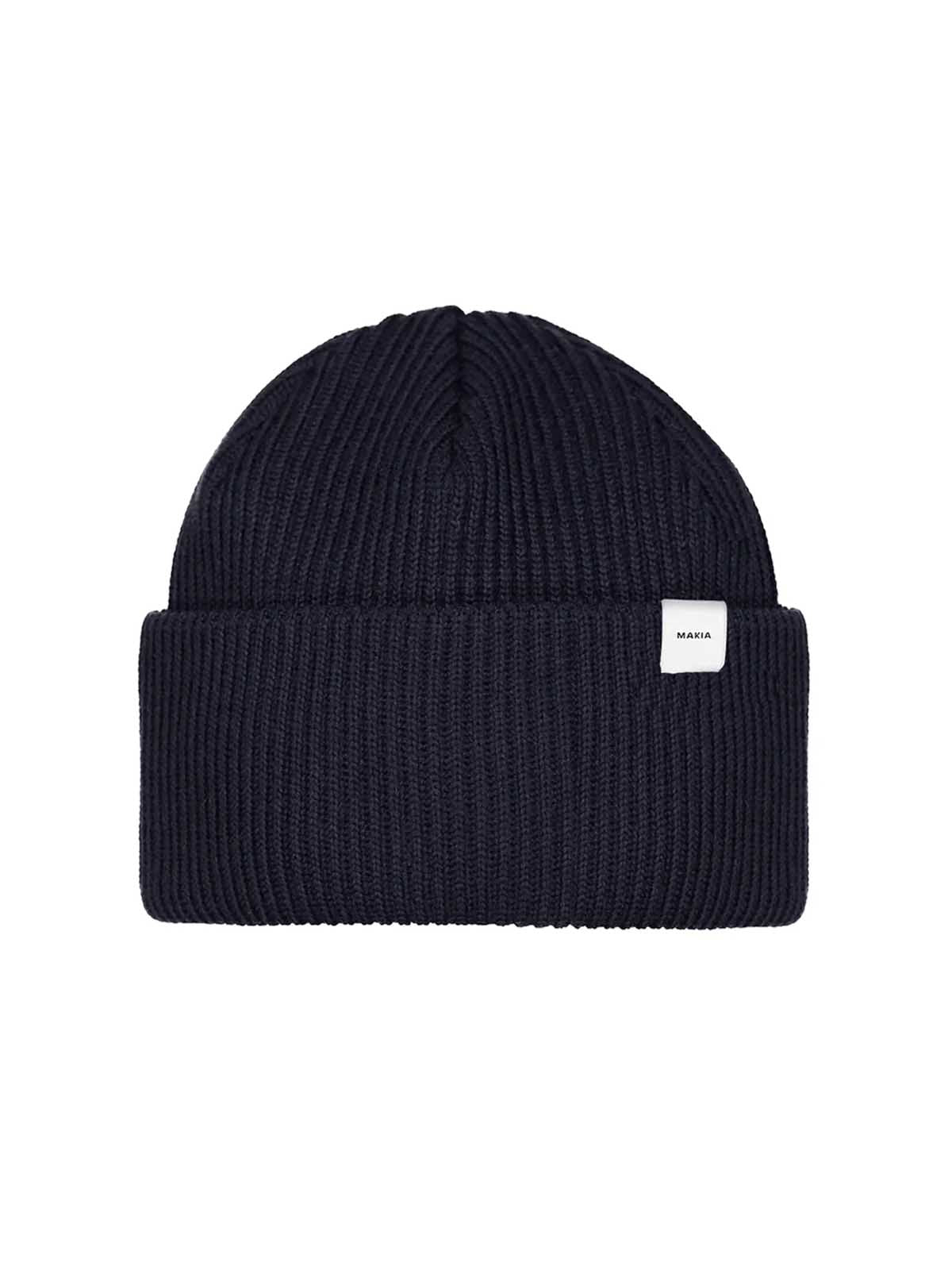 Makia Merino Cap Dark Navy OS