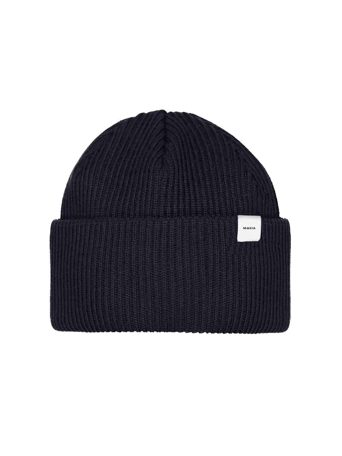 Makia Merino Cap Dark Navy OS