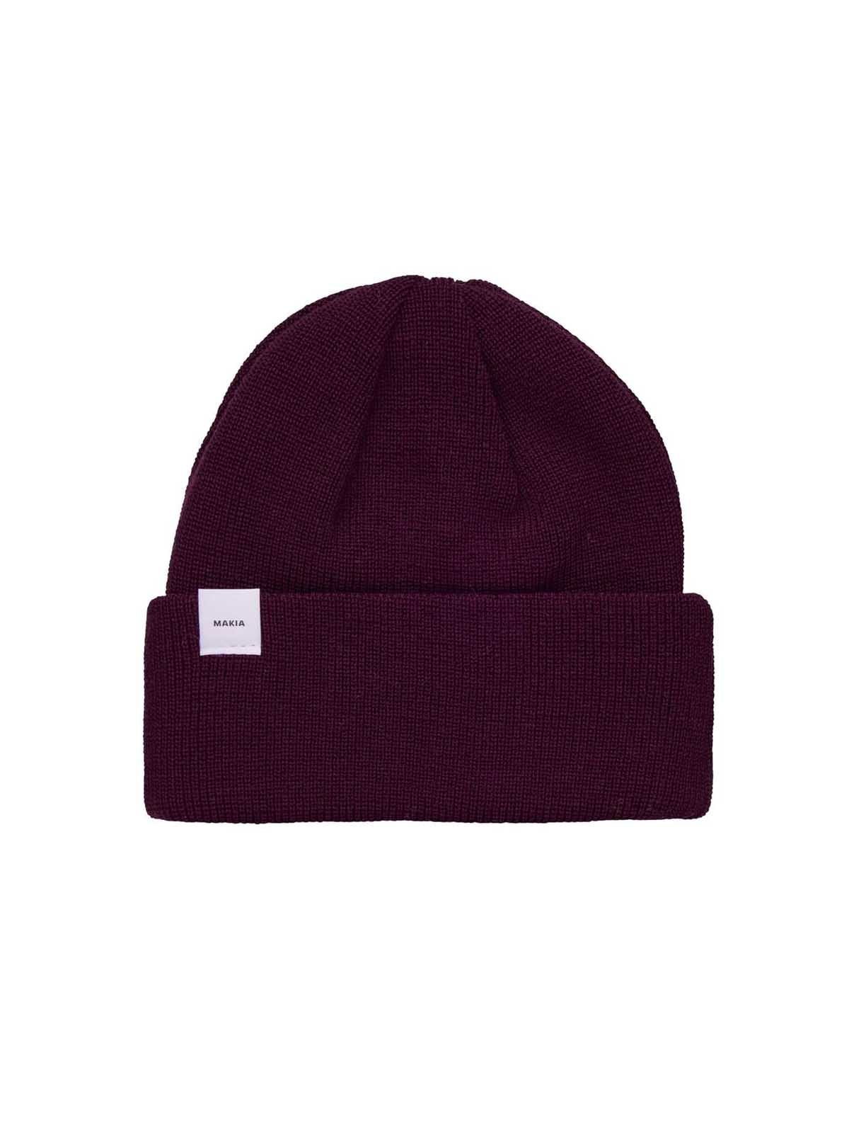 Makia Merino Thin Cap Aubergine