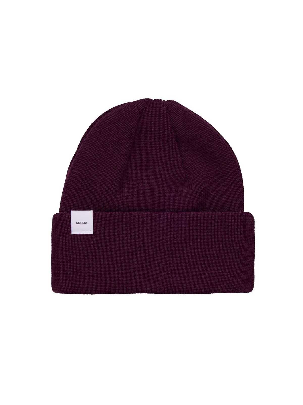 Makia Merino Thin Cap Aubergine