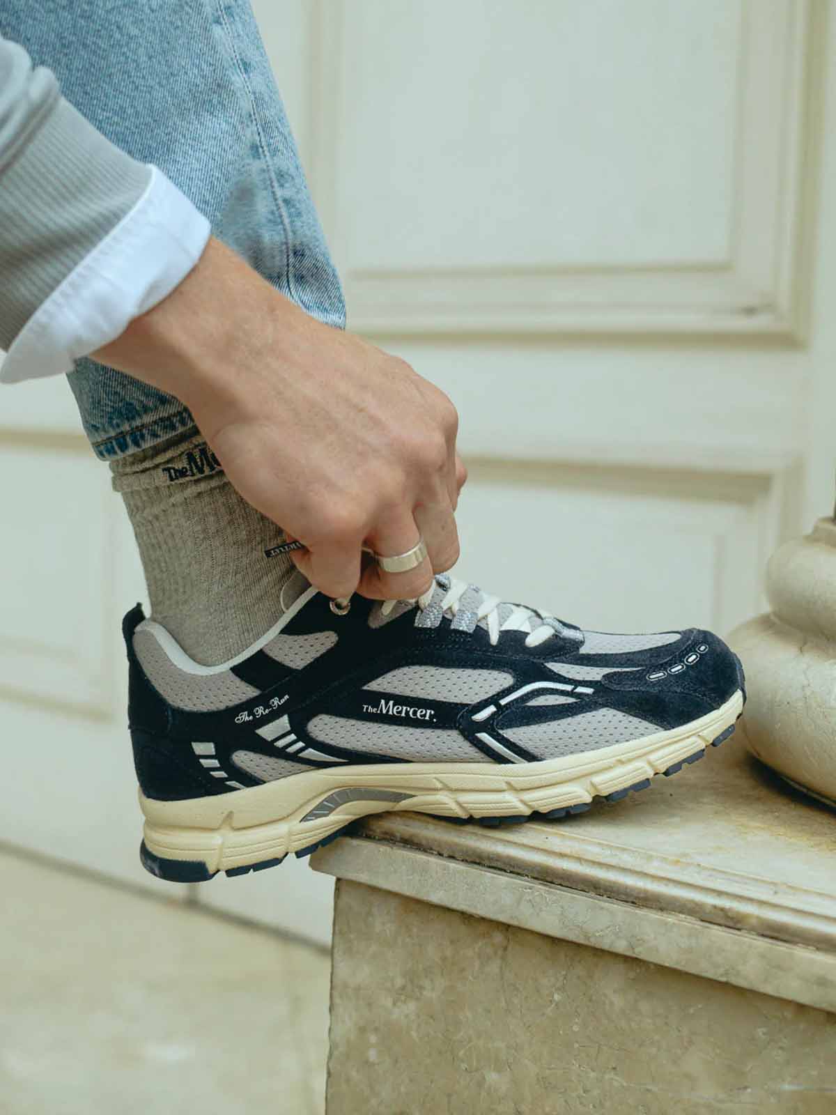 Mercer The Re-Run Vintage Navy