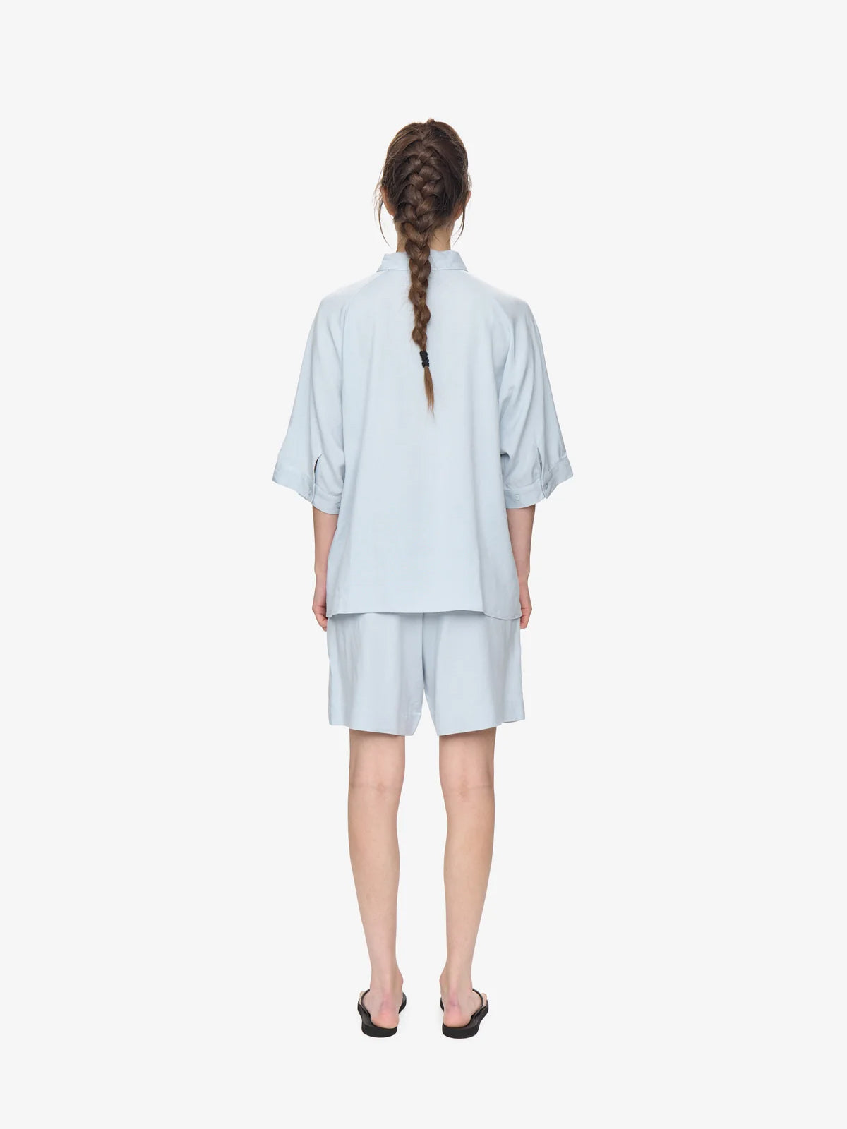 Minimum Abby Wide SS Shirt Xenon Blue